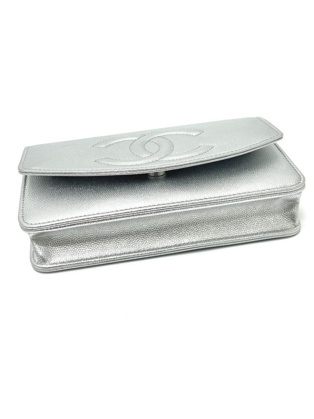 Chanel Shoulder Bag Ap4653 Caviar Leather Silver - Picture 5 of 9